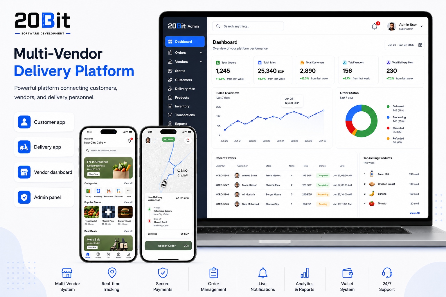 Multi-Vendor Delivery Platform
